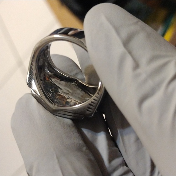 Vintage Harley-Davidson Motor Stainless Steel Ring - Picture 8 of 13